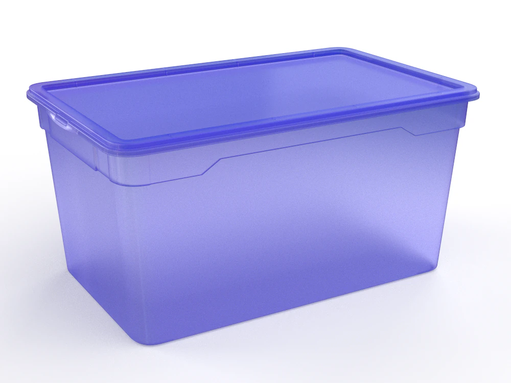 H2000412 STORAGE BOX GRAY 3D Model .c4d .max .obj .3ds .fbx .stl .blend 