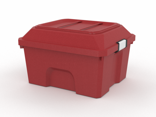 H2000413 BOX GRAY 3D Model .c4d .max .obj .3ds .fbx .stl .blend 