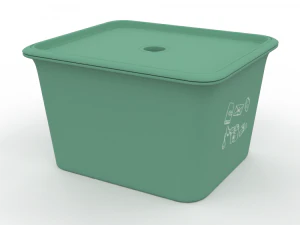 H2000415 КОРОБКА ЗЕЛЕНАЯ 3D Модель