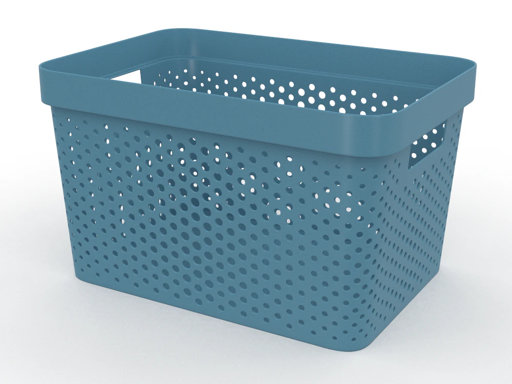 H2000417 BASKET BLUE 3D Model .c4d .max .obj .3ds .fbx .stl .blend 