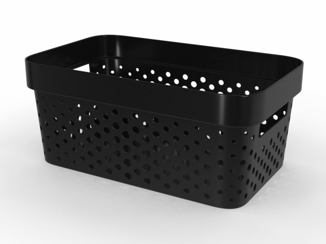 H2000419 BASKET BLACK 3D Model .c4d .max .obj .3ds .fbx .stl .blend 