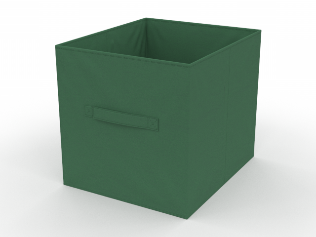 H2000427 BASKET GREEN 3D Модель .c4d .max .obj .3ds .fbx .stl .blend 
