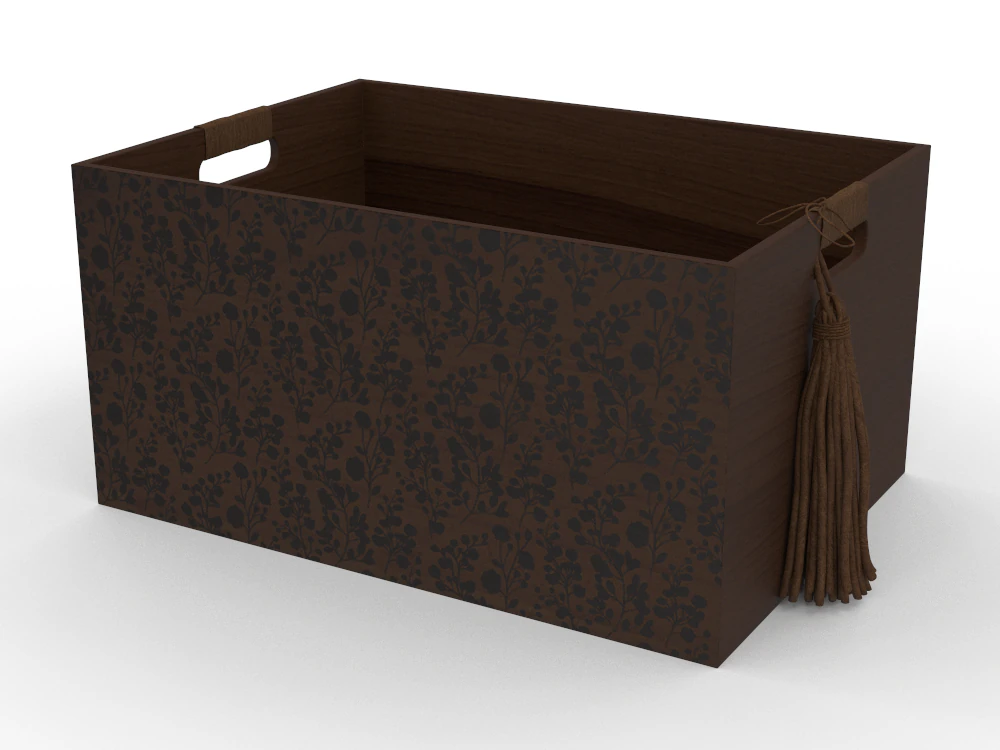 H2000434 BOX BROWN 3D Model .c4d .max .obj .3ds .fbx .stl .blend 