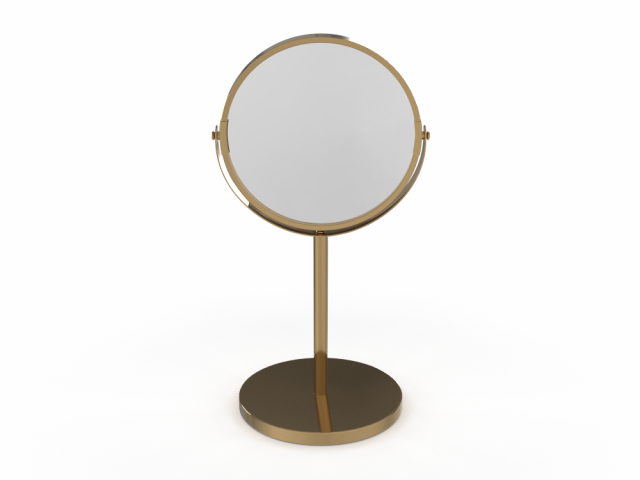 H2000436 MIRROR GOLD 3D Модель .c4d .max .obj .3ds .fbx .stl .blend