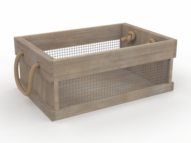 H2000438 CRATE BROWN Modèle 3D .c4d .max .obj .3ds .fbx .stl .blend 