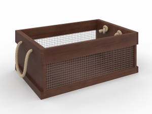 H2000439 CRATE NATURAL 3D Model