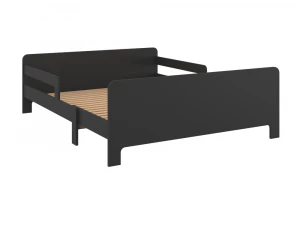H2000446 BED BLACK 3D Model