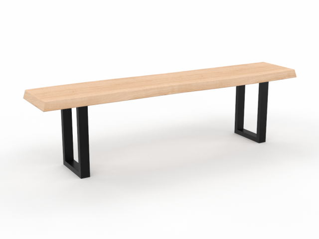 Bench Model 3D .c4d .max .obj .3ds .fbx .stl .blend 