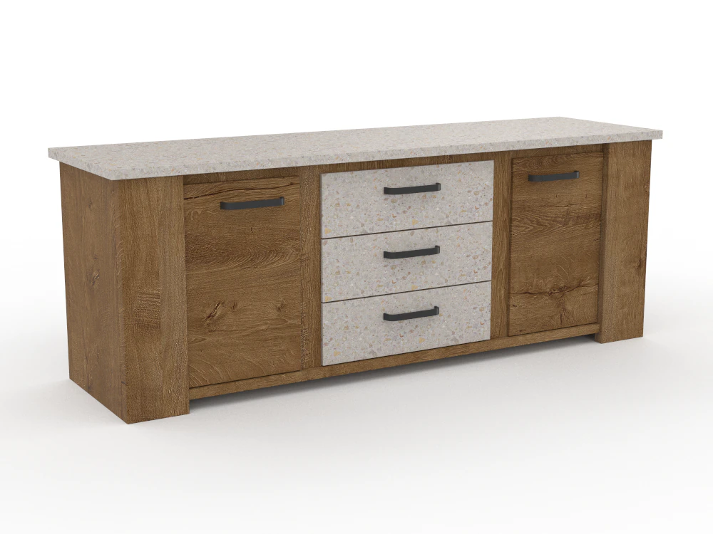Kitchen island 3D Model .c4d .max .obj .3ds .fbx .stl .blend