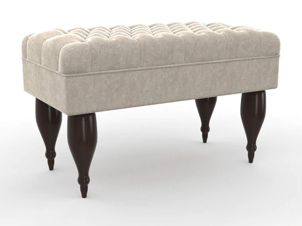 H2000458 BENCH BEIGE 3D Model .c4d .max .obj .3ds .fbx .stl .blend 