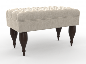 H2000458 BENCH BEIGE 3D Модель