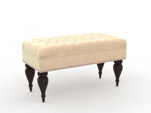 H2000462 BENCH BEIGE Modèle 3D