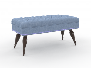 H2000463 BENCH BLUE 3D Модель