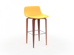 H2000467 STOOL YELLOW Modelo 3D