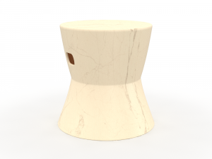 H2000468 GARDEN STOOL BEIGE Modelo 3D