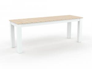H2000476 BENCH WHITE NATURAL Modelo 3D