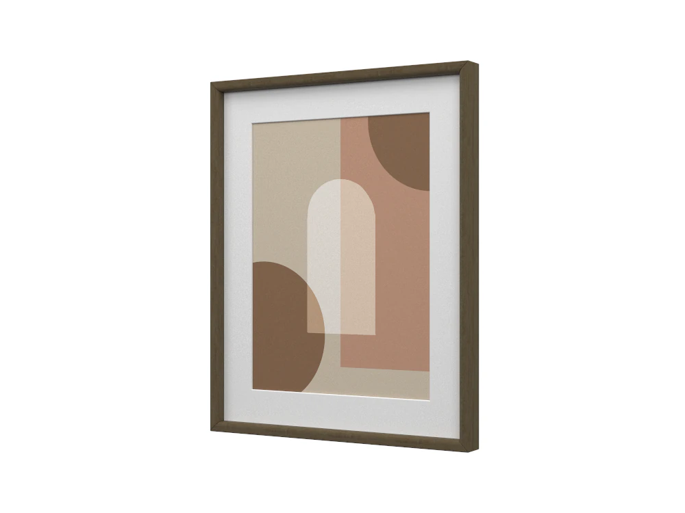 H2000488 PICTURE BROWN v1 3D Model .c4d .max .obj .3ds .fbx .stl .blend 