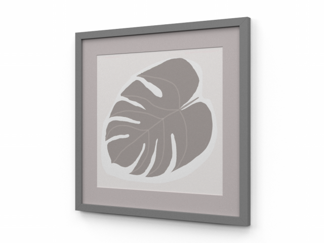 H2000493 PICTURE BEIGE 3D Model .c4d .max .obj .3ds .fbx .stl .blend 