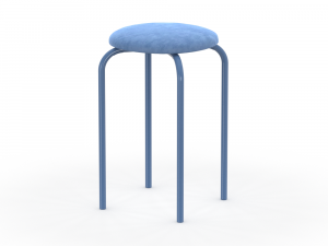 H2000496 STOOL BLUE 3D 模型
