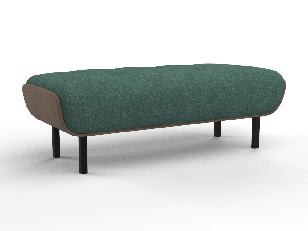 H2000501 BENCH GREEN 3D Model .c4d .max .obj .3ds .fbx .stl .blend 