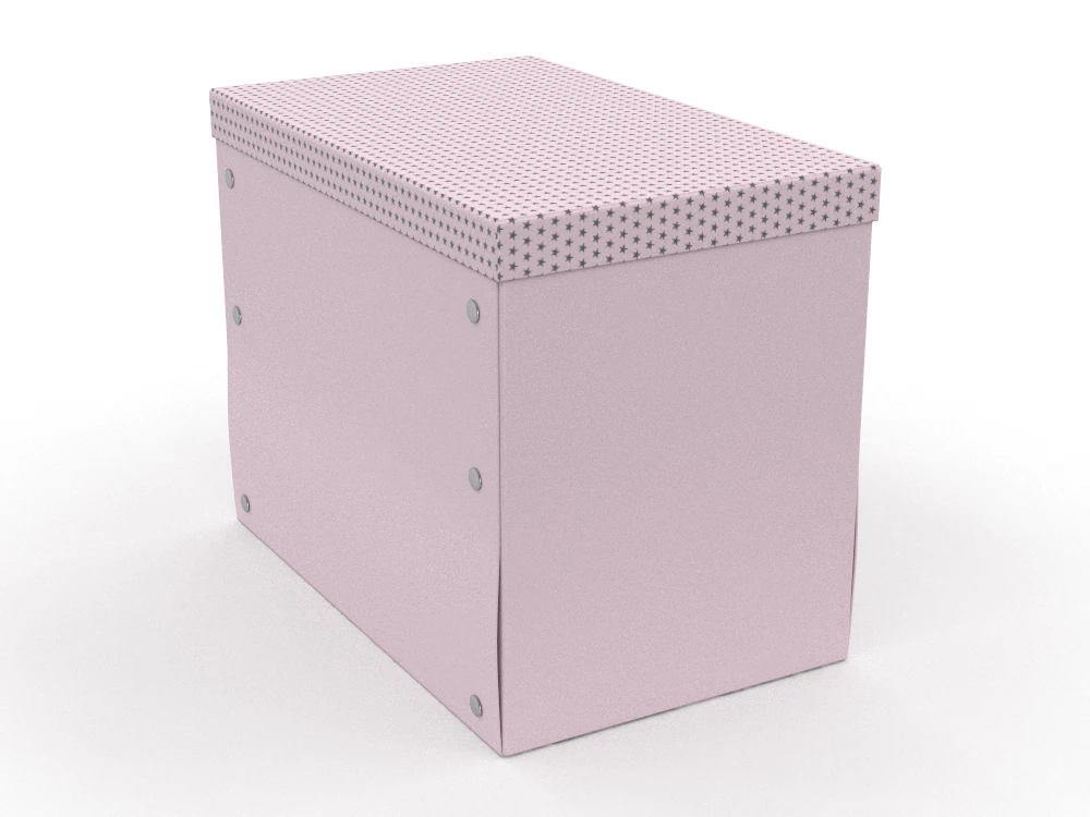 H2000505 BOX MULTICOLOR 3D Model .c4d .max .obj .3ds .fbx .stl .blend 