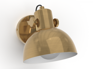 H2000508 WALL LAMP GOLD 3D-Modell