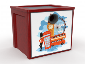 H2000510 STORAGE BOX RED 3D Model