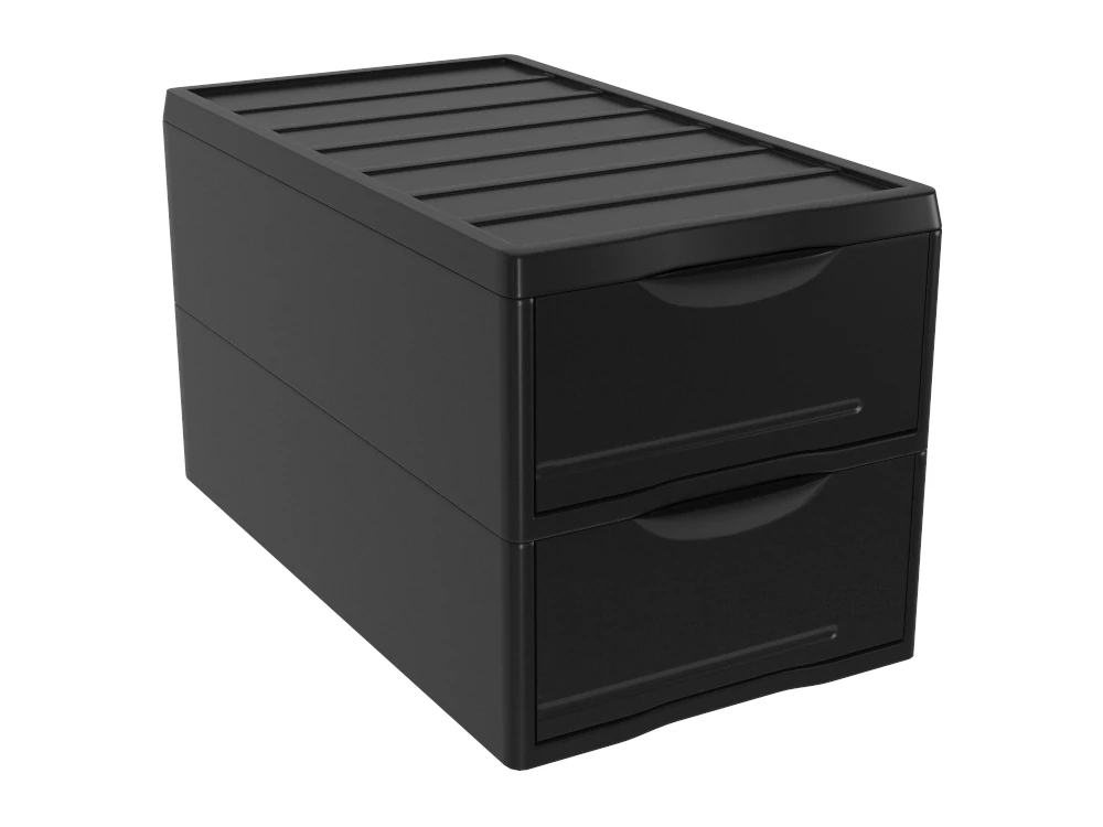 H2000514 STORAGE BOX BLACK 3D Model .c4d .max .obj .3ds .fbx .stl .blend 