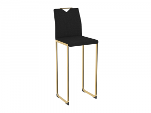 H2000515 BAR STOOL BLACK 3Dモデル