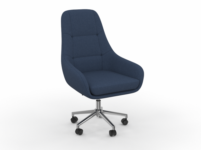 H2000519 CHAIR BLUE 3D-Modell .c4d .max .obj .3ds .fbx .stl .blend 