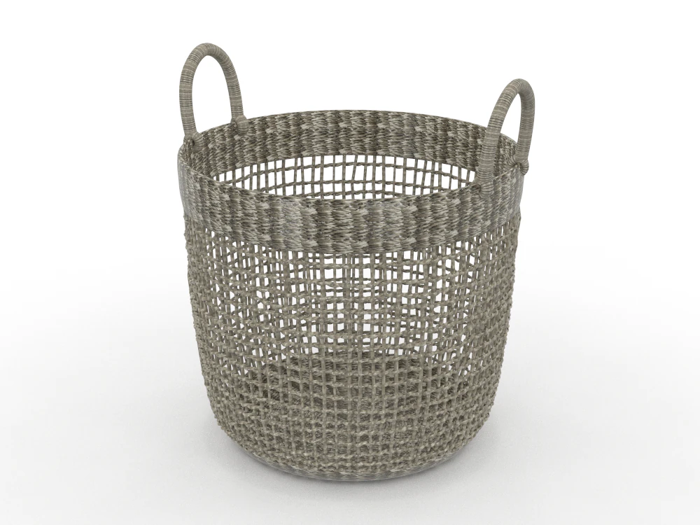 Basket 3D Model .c4d .max .obj .3ds .fbx .stl .blend