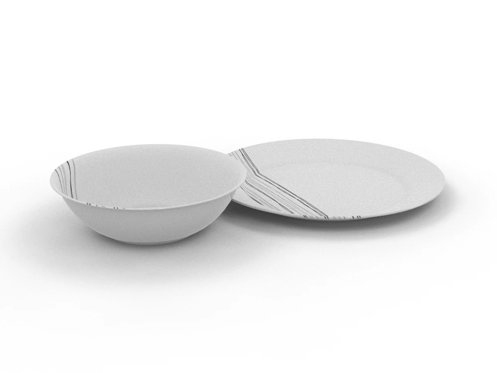 Plates 3D Model .c4d .max .obj .3ds .fbx .stl .blend 