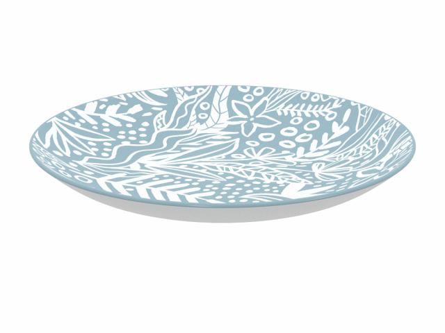 Ceramic plate 3D Modell .c4d .max .obj .3ds .fbx .stl .blend