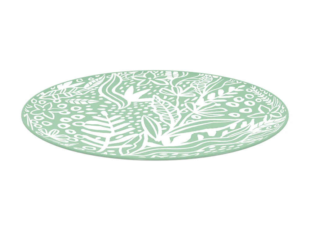 Ceramic plate 3D Model .c4d .max .obj .3ds .fbx .stl .blend 