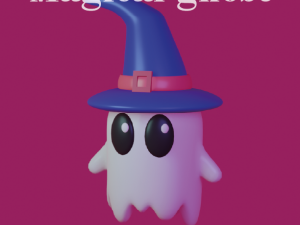MAGICAL GHOST 3D print model 3D Print Model