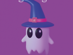 MAGICAL GHOST 3D print model 3D Baskı Modeli