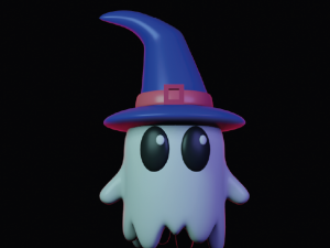 MAGICAL GHOST 3D print model 3D Baskı Modeli