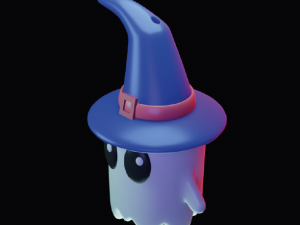 MAGICAL GHOST 3D print model 3D Baskı Modeli