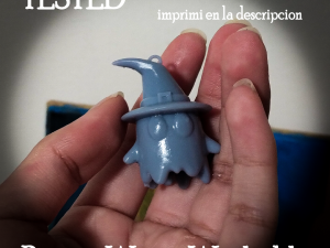 MAGICAL GHOST 3D print model 3D Baskı Modeli