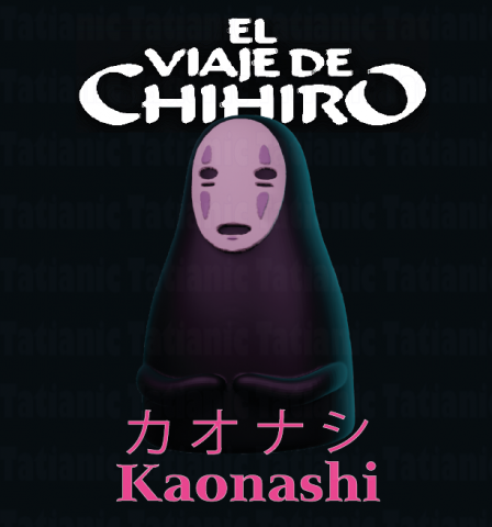 Kaonashi - Ghibli 3D print model 3D print model 3D-Druckmodell .c4d .max .obj .3ds .fbx .stl .blend 