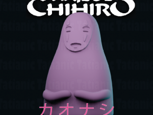 Kaonashi - Ghibli 3D print model 3D print model 3D-Druckmodell