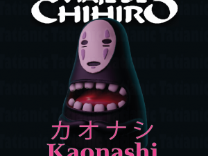 Kaonashi Hungry - Ghibli 3D print model 3D print model Modelo de Impressão 3D
