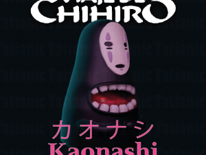 Kaonashi Hungry - Ghibli 3D print model 3D print model Modelo de Impressão 3D