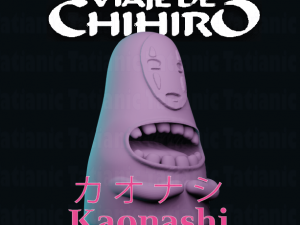 Kaonashi Hungry - Ghibli 3D print model 3D print model Modelo de Impressão 3D