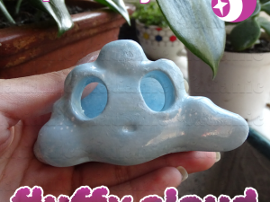 CLOUD NAPKIN RING - EN EL ESPACIO 3D print model 3D Print Model