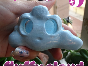 CLOUD NAPKIN RING - EN EL ESPACIO 3D print model 3D-Druckmodell