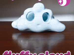 CLOUD NAPKIN RING - EN EL ESPACIO 3D print model 3D-Druckmodell