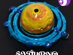 Saturno Giratorio - En el espacio 3D print model 3D Print Model