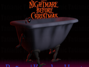 Ducha - kingdom hearts - THE NIGHTMARE BEFORE CHRISTMAS 3D print model Model Cetak 3D