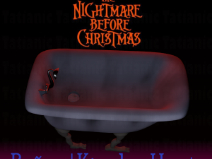 Ducha - kingdom hearts - THE NIGHTMARE BEFORE CHRISTMAS 3D print model Model Cetak 3D